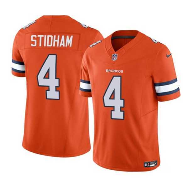 Men & Women & Youth Denver Broncos #4 Jarrett Stidham Orange 2023 F.U.S.E. Vapor Untouchable Football Stitched Jersey,We sell and wholesale Men & Women & Youth Denver Broncos #4 Jarrett Stidham Orange 2023 F.U.S.E. Vapor Untouchable Football Stitched Jersey on line form chian!